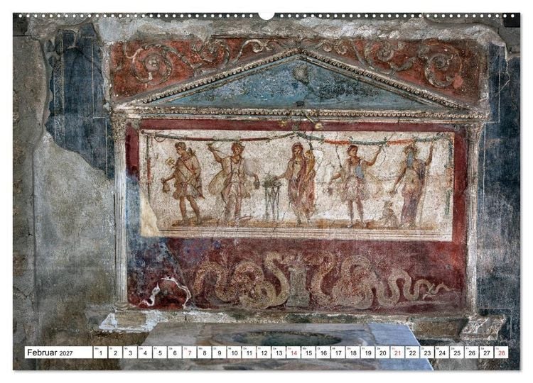Produktbild: Versteinerte Stadt Pompeji (Wandkalender 2027 DIN A2 quer), CALVENDO Monatskalender