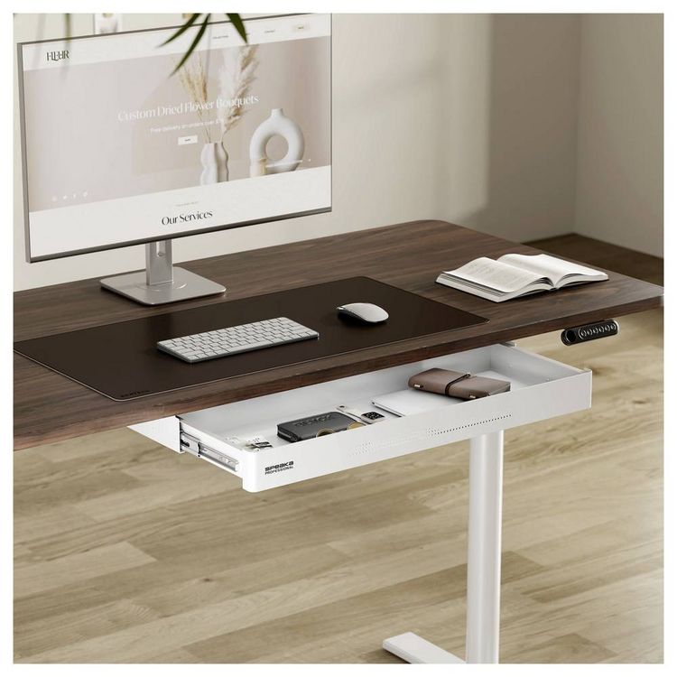 Produktbild: SpeaKa Professional SP-DA163-W Untertisch-Schublade H&ouml;hen-Bereich: 73mm (max) Wei&szlig;