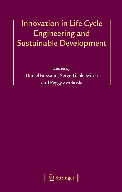 Produktbild: Innovation in Life Cycle Engineering and Sustainable Development
