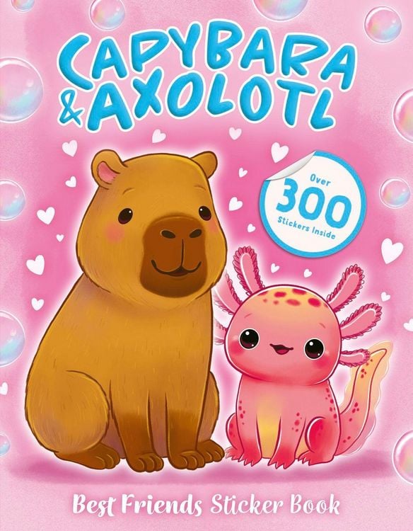Produktbild: Best Friends Sticker Book: Capybara and Axolotl