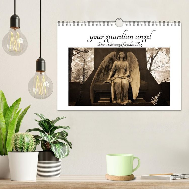 Produktbild: your guardian angel - Dein Schutzengel f&uuml;r jeden Tag (Wandkalender 2026 DIN A4 quer), CALVENDO Monatskalender