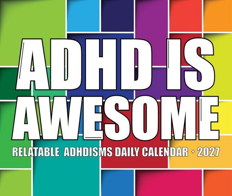 Produktbild: ADHD Is Awesome 2027 5.4 X 6.2 Box Calendar