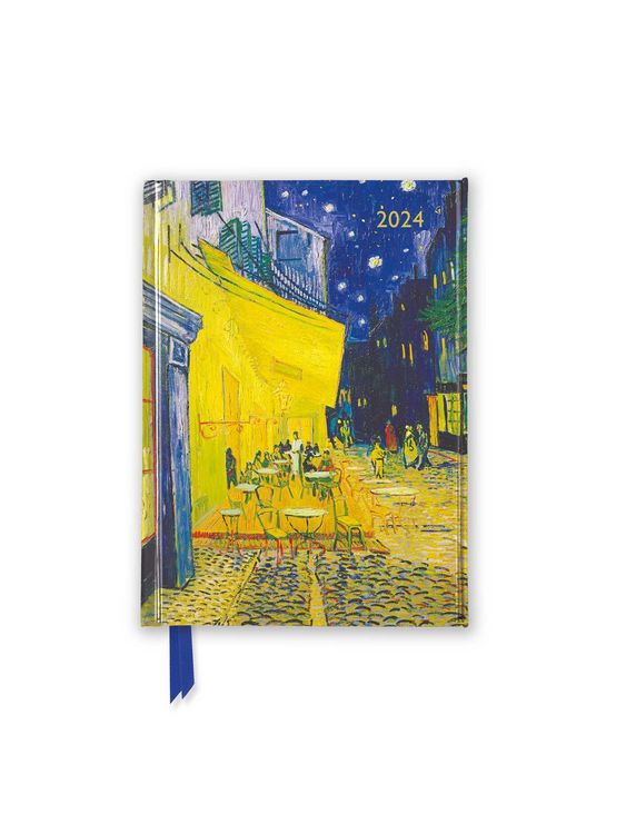 Produktbild: Vincent van Gogh &ndash; Caf&eacute;terrasse am Abend &ndash; Taschenkalender 2024
