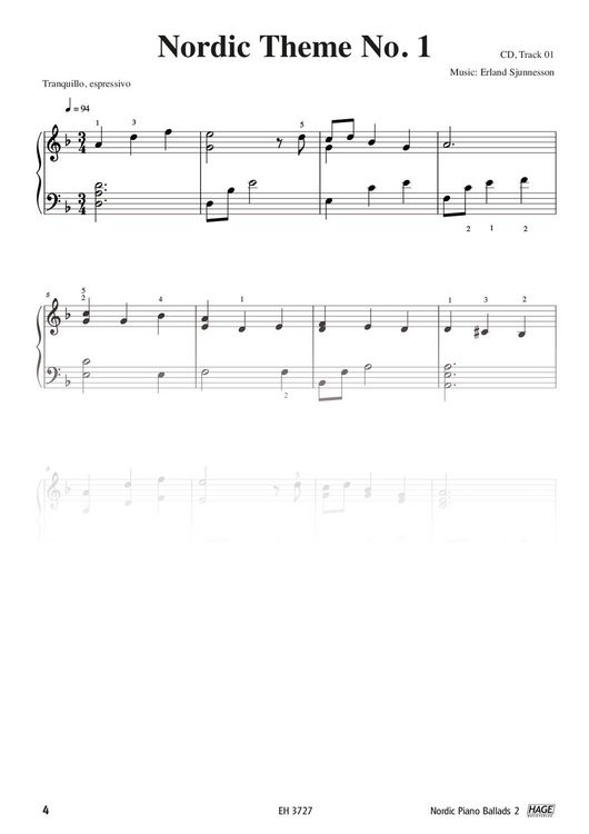 Produktbild: Nordic Piano Ballads 2