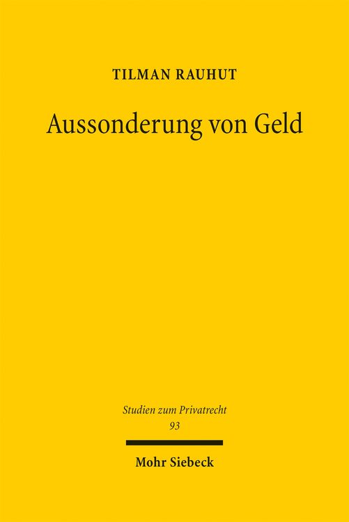 Produktbild: Aussonderung von Geld