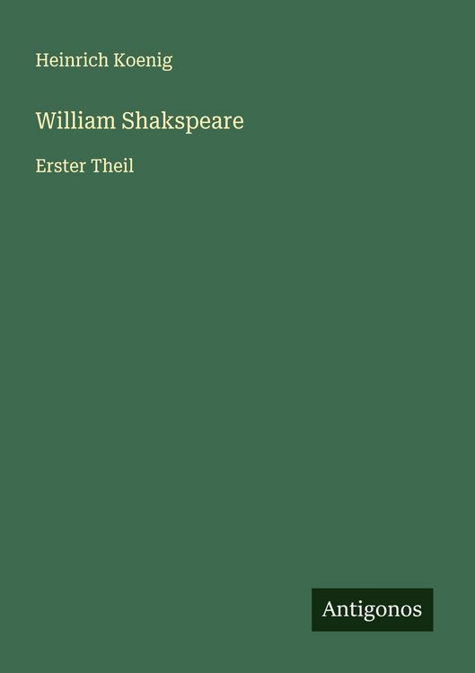 Produktbild: William Shakspeare