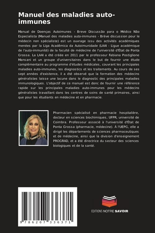 Produktbild: Manuel des maladies auto-immunes