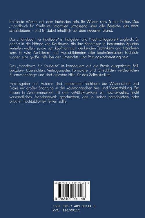 Produktbild: Handbuch f&uuml;r Kaufleute