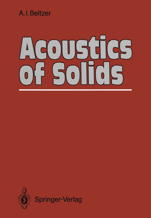 Produktbild: Acoustics of Solids