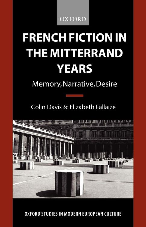 Produktbild: French Fiction in the Mitterrand Years