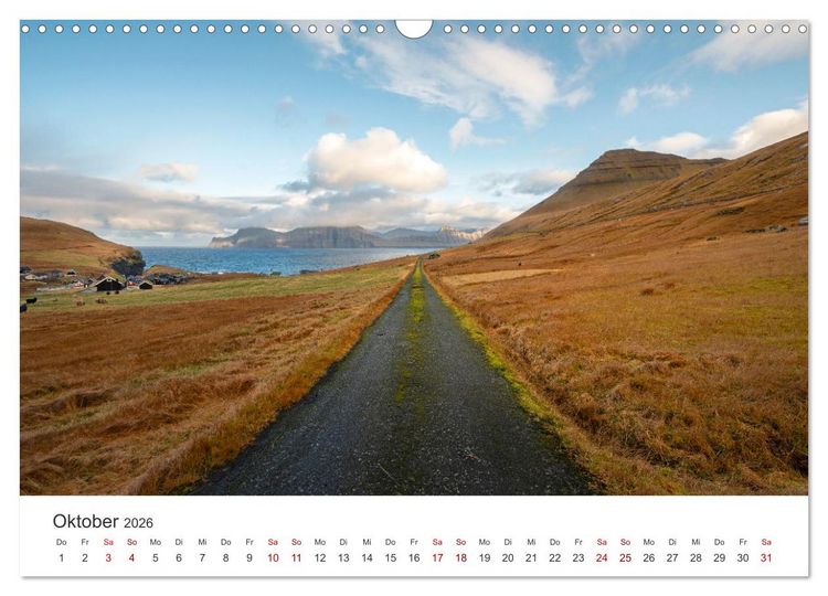 Produktbild: F&Auml;R&Ouml;ER INSELN - Herbstlichter (Wandkalender 2026 DIN A3 quer), CALVENDO Monatskalender