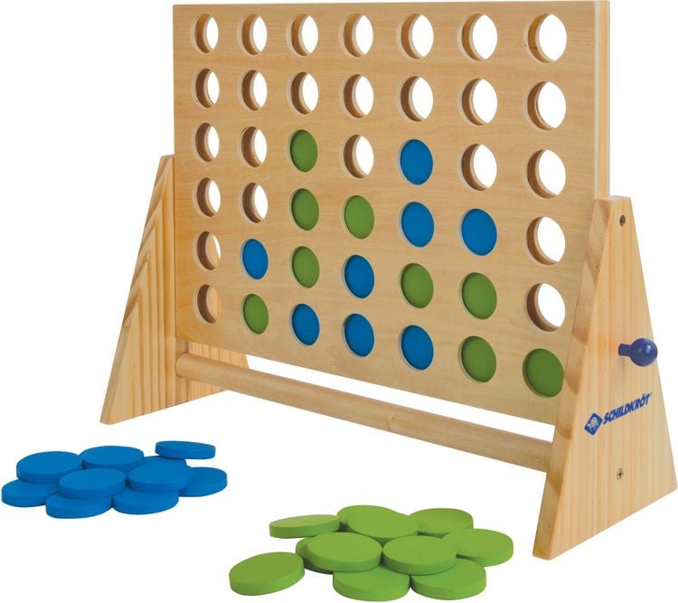 Produktbild: Schildkr&ouml;t 970316 - 4 Gewinnt (4 in a Row), XXL-Format, Holz