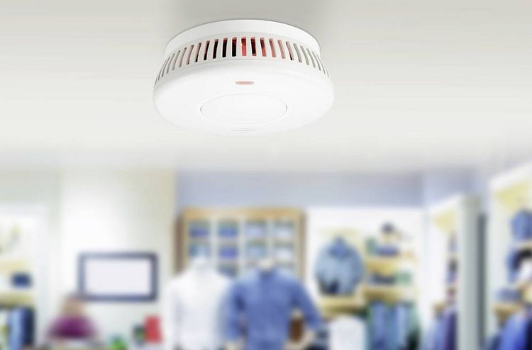 Produktbild: Sygonix EN14604 Rauchwarnmelder inkl. 10 Jahres-Batterie batteriebetrieben (&Oslash; x T) 105 mm x 36 mm