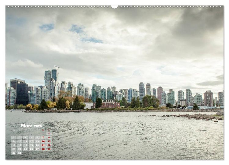 Produktbild: Vancouver & British Columbia (hochwertiger Premium Wandkalender 2026 DIN A2 quer), Kunstdruck in Hochglanz