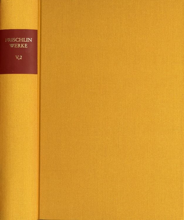 Produktbild: Nicodemus Frischlin: S&auml;mtliche Werke / Band V,2: Lyrik II (1573&ndash;1577)