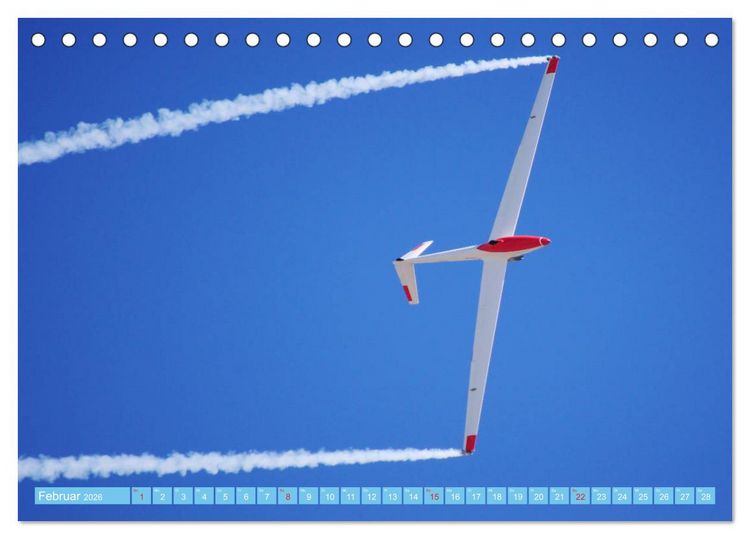 Produktbild: Segelflug - Den Traum vom Fliegen erf&uuml;llen (Tischkalender 2026 DIN A5 quer), CALVENDO Monatskalender