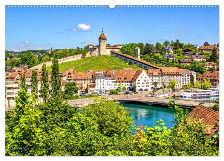 Produktbild: Gr&uuml;ezi aus der Schweiz (Wandkalender 2026 DIN A2 quer), CALVENDO Monatskalender