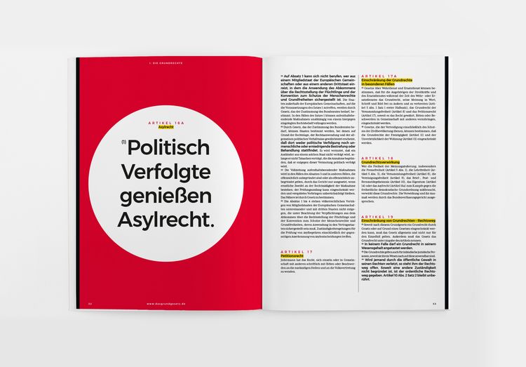 Produktbild: Das Grundgesetz als Magazin - 75 Jahre