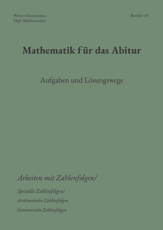 Produktbild: Mathematik f&uuml;r das Abitur