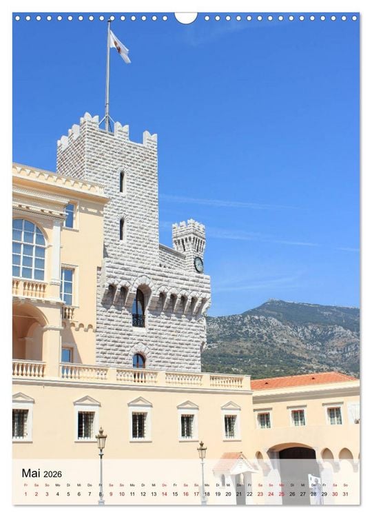 Produktbild: Monaco - Historisches Monaco (Wandkalender 2026 DIN A3 hoch), CALVENDO Monatskalender