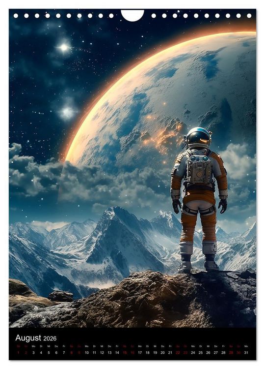 Produktbild: Per Anhalter durch den Alpha Quadranten (Wandkalender 2026 DIN A4 hoch), CALVENDO Monatskalender