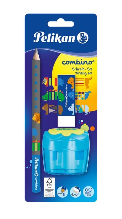 Produktbild: Set Combino Schreiblernbleistift, Radierer, Anspitzer