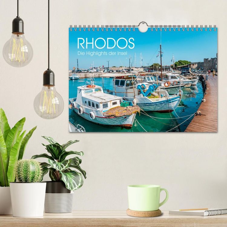 Produktbild: Rhodos - Die Highlights der Insel (Wandkalender 2027 DIN A4 quer), CALVENDO Monatskalender