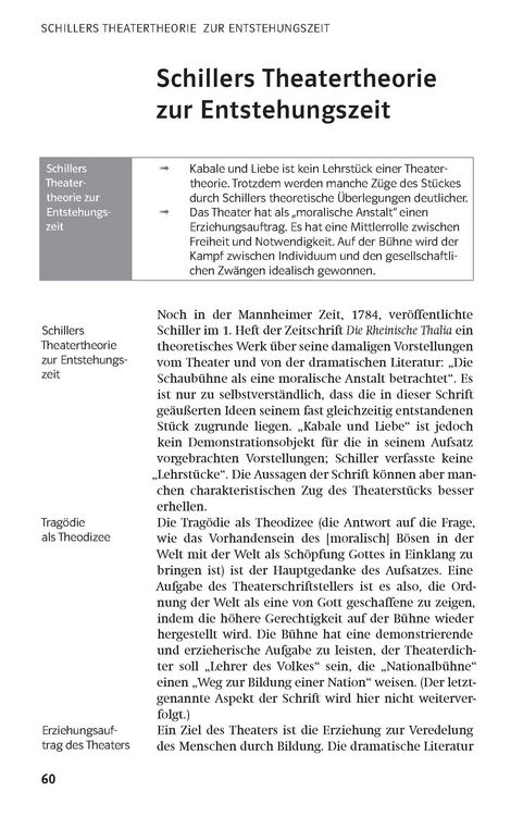 Produktbild: Lekt&uuml;rehilfen Friedrich Schiller 'Kabale und Liebe'