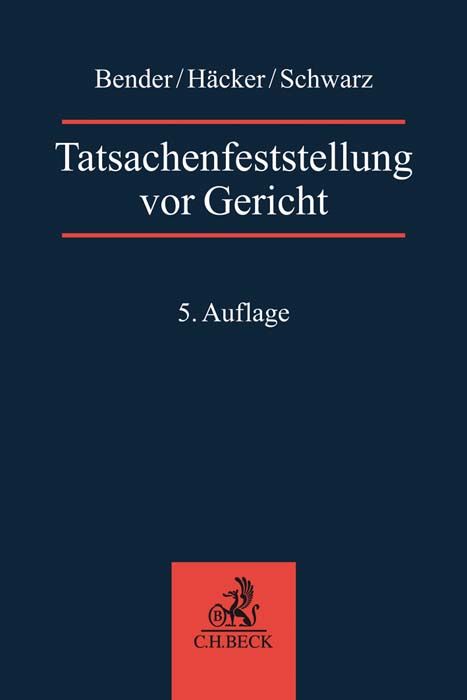Produktbild: Tatsachenfeststellung vor Gericht