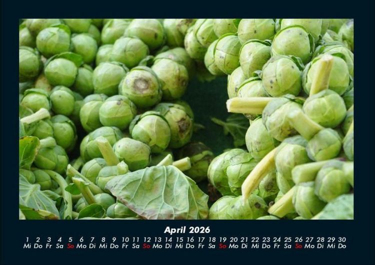 Produktbild: Gem&uuml;sekalender 2026 Fotokalender DIN A4