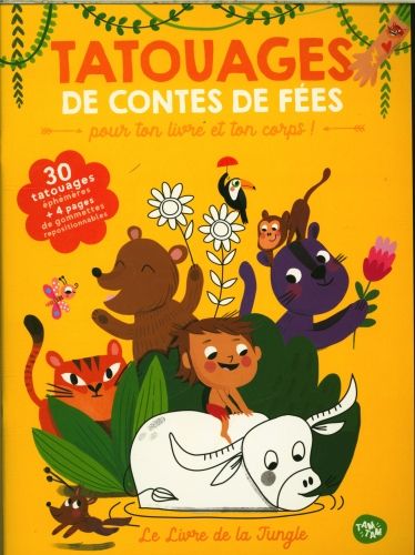 Produktbild: Le livre de la jungle : 30 tatouages &eacute;ph&eacute;m&egrave;res