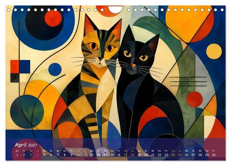 Produktbild: Ein bunter Zoo im Kinderzimmer (Wandkalender 2027 DIN A4 quer), CALVENDO Monatskalender
