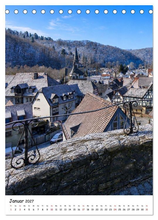 Produktbild: Burgstadt Eppstein (Tischkalender 2027 DIN A5 hoch), CALVENDO Monatskalender