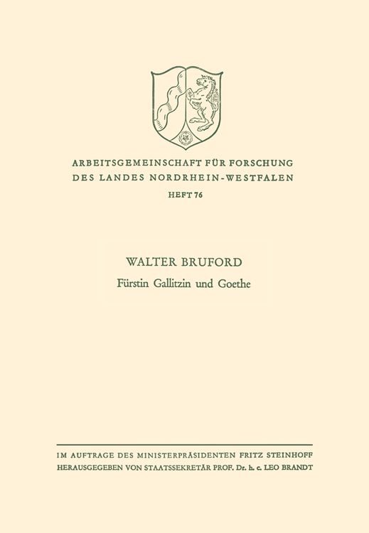 Produktbild: F&uuml;rstin Gallitzin und Goethe