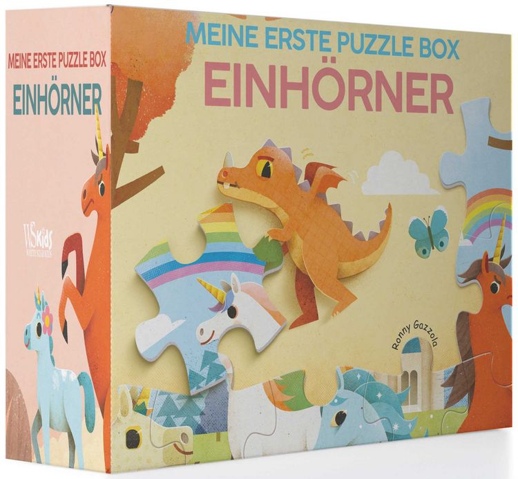 Produktbild: Meine Erste Puzzle Box: Einh&ouml;rner