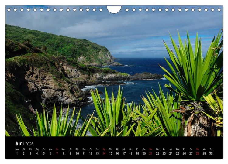 Produktbild: Hawaii - Oahu - Maui (Wandkalender 2026 DIN A4 quer), CALVENDO Monatskalender