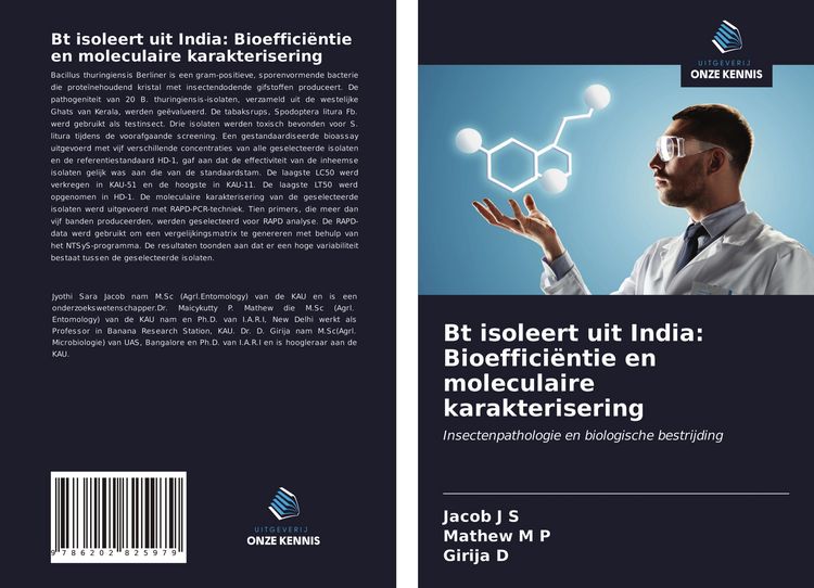 Produktbild: Bt isoleert uit India: Bioeffici&euml;ntie en moleculaire karakterisering