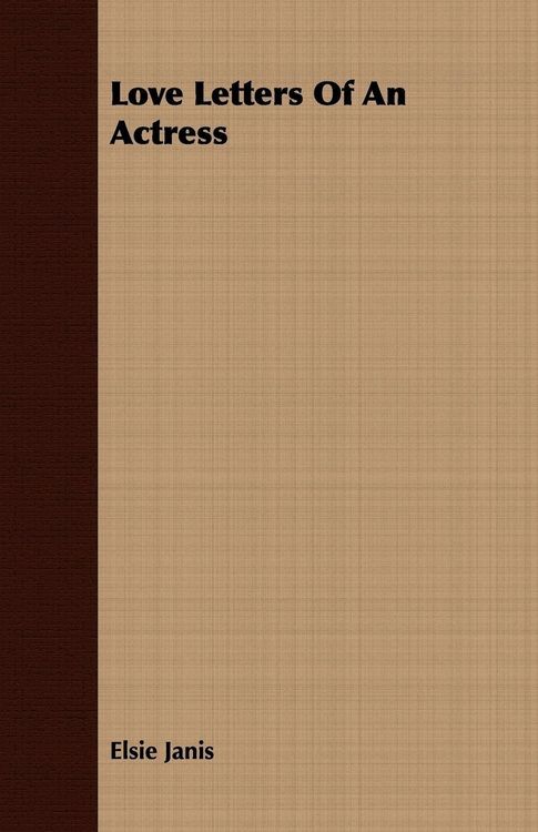Produktbild: Love Letters of an Actress