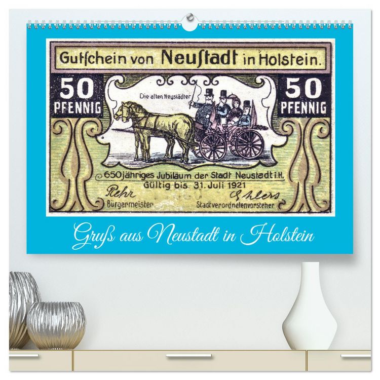 Produktbild: Gru&szlig; aus Neustadt in Holstein (hochwertiger Premium Wandkalender 2026 DIN A2 quer), Kunstdruck in Hochglanz