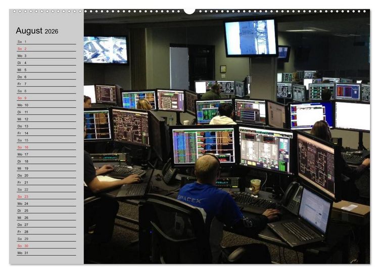 Produktbild: Space Shuttle. Impressionen aus der Raumfahrt (Wandkalender 2026 DIN A2 quer), CALVENDO Monatskalender