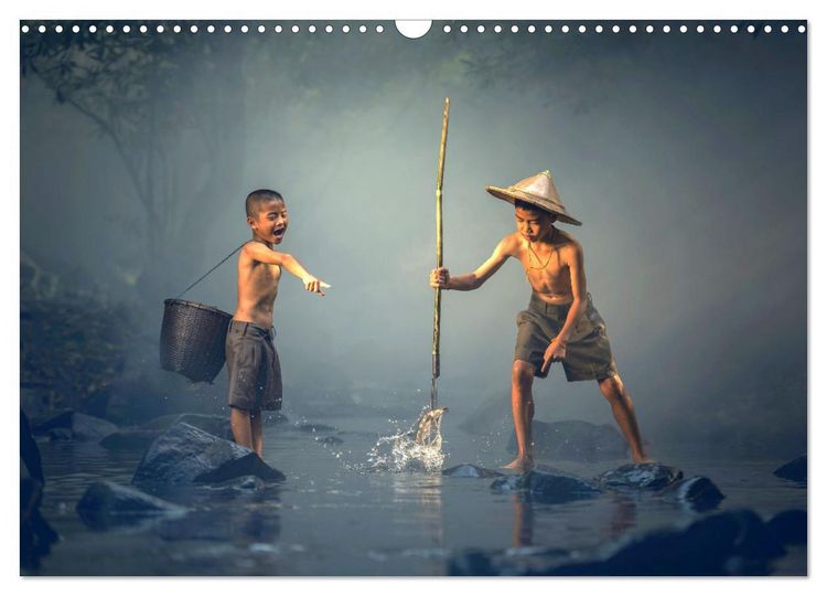 Produktbild: Landleben in S&uuml;dostasien. Menschen in Vietnam und Kambodscha (Wandkalender 2026 DIN A3 quer), CALVENDO Monatskalender