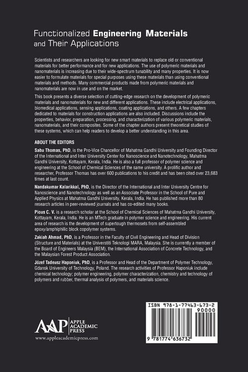 Produktbild: Functionalized Engineering Materials and Their Applications