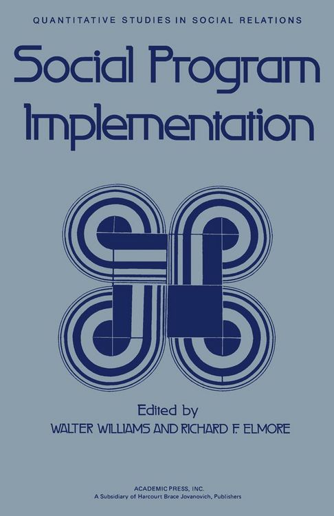 Produktbild: Social Program Implementation