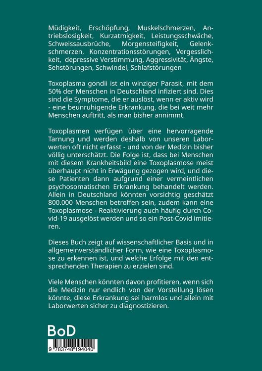 Produktbild: Das Toxoplasmose Handbuch