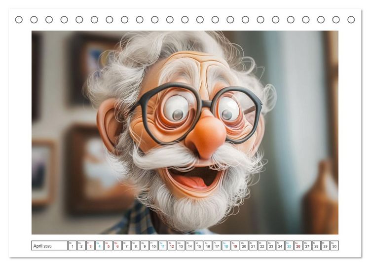 Produktbild: Alt, aber nicht leise (Tischkalender 2026 DIN A5 quer), CALVENDO Monatskalender