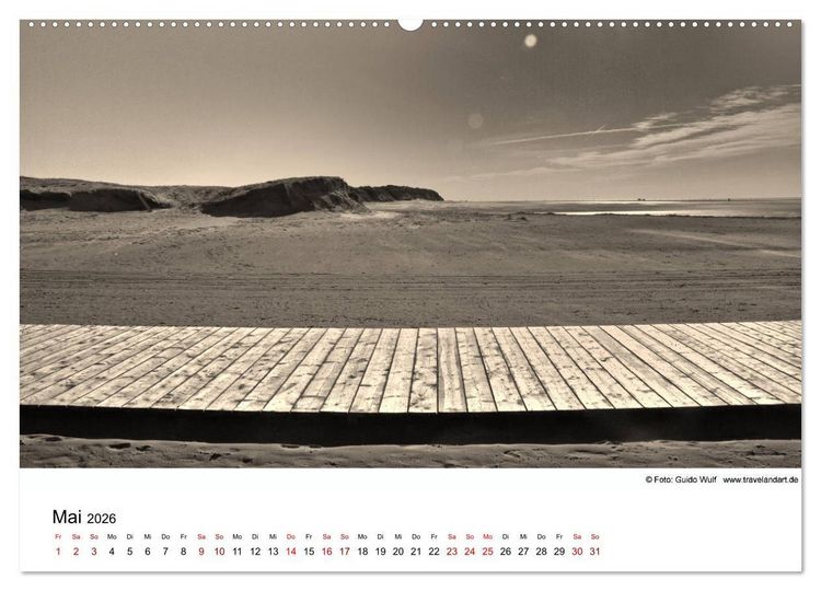 Produktbild: Sankt Peter-Ording. Ein Traum an der Nordsee (hochwertiger Premium Wandkalender 2026 DIN A2 quer), Kunstdruck in Hochglanz