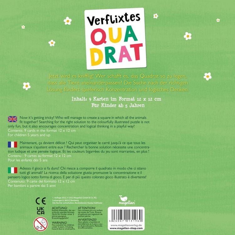 Produktbild: Verflixtes Quadrat - Bauernhoftiere