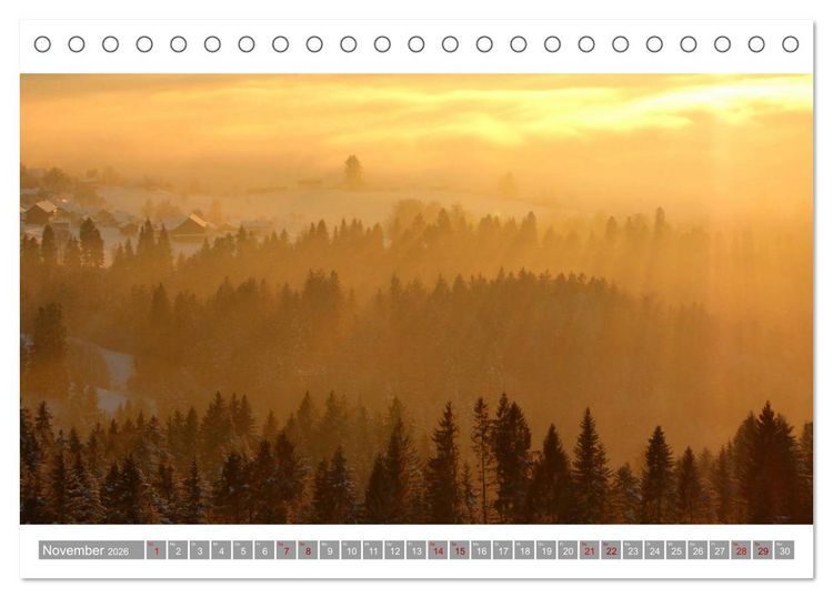 Produktbild: Wanderbares L&auml;ndle - Impressionen aus Vorarlberg (Tischkalender 2026 DIN A5 quer), CALVENDO Monatskalender