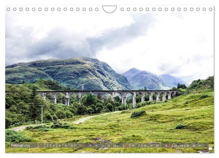 Produktbild: Schottland - Wie gemalt (Wandkalender 2026 DIN A4 quer), CALVENDO Monatskalender