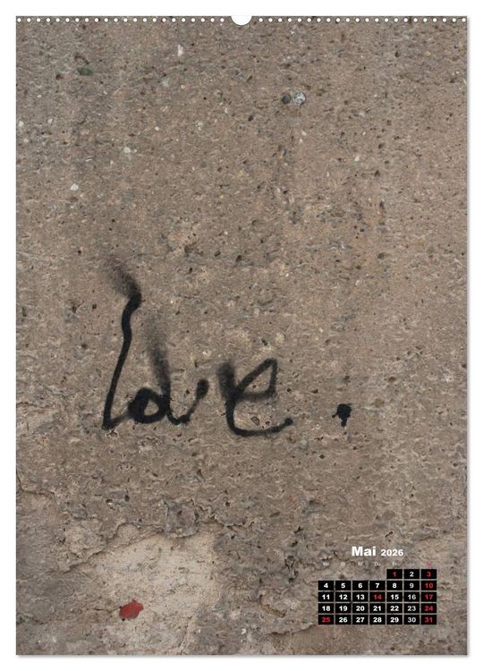 Produktbild: Graffiti & Streetart 2026 (Wandkalender 2026 DIN A2 hoch), CALVENDO Monatskalender